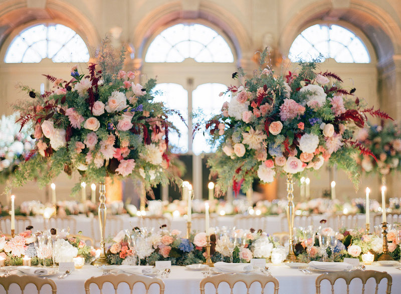 Paris luxury chateau wedding planned by Fête in France