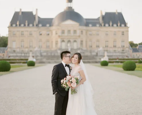 Wedding at a spectacular château near Paris planned and designed by Fête in France