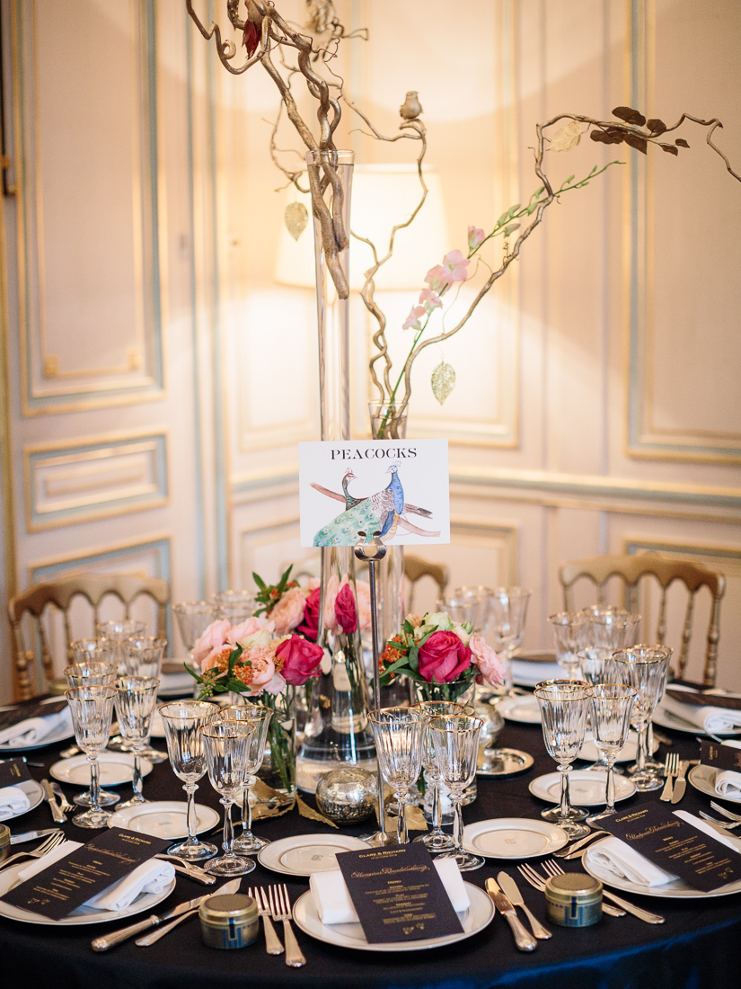 Paris wedding reception planned by Fête in France