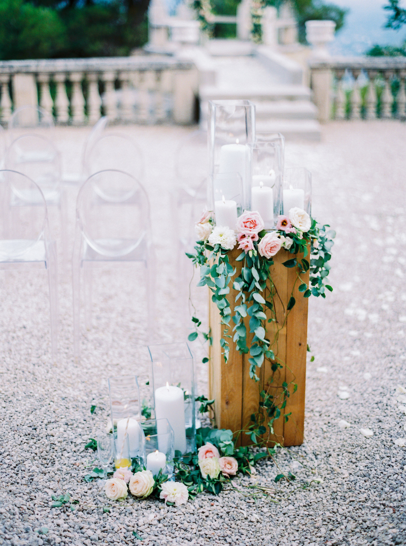 South of France wedding ceremony